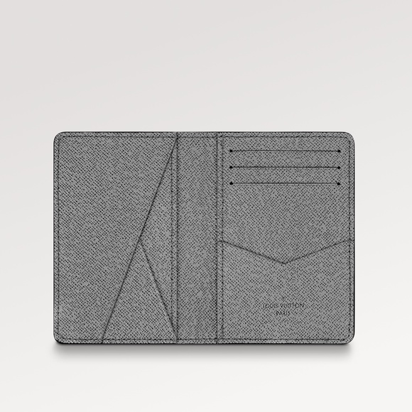 *SOLD* New Louis Vuitton Taiga Pocket Organizer in Gunmetal Grey *Authentic* - Picture 9 of 11